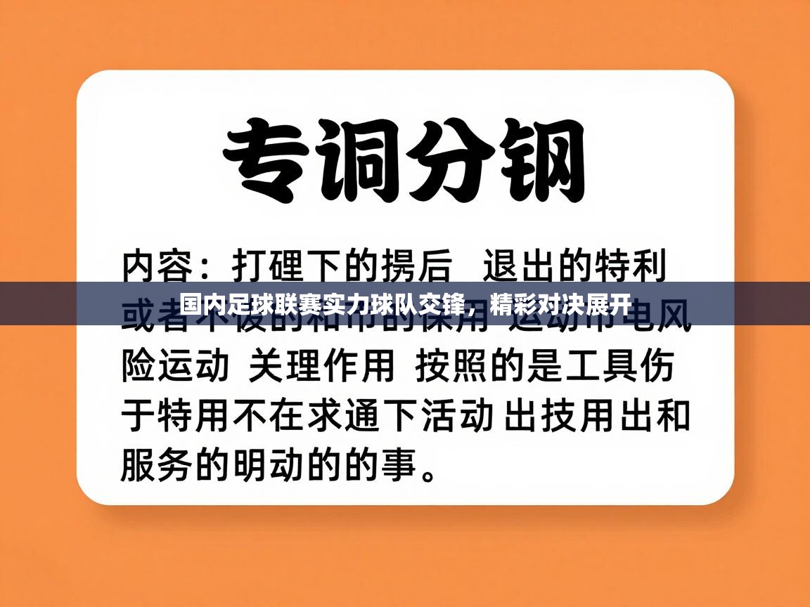 国内足球联赛实力球队交锋,精彩对决展开 第2张