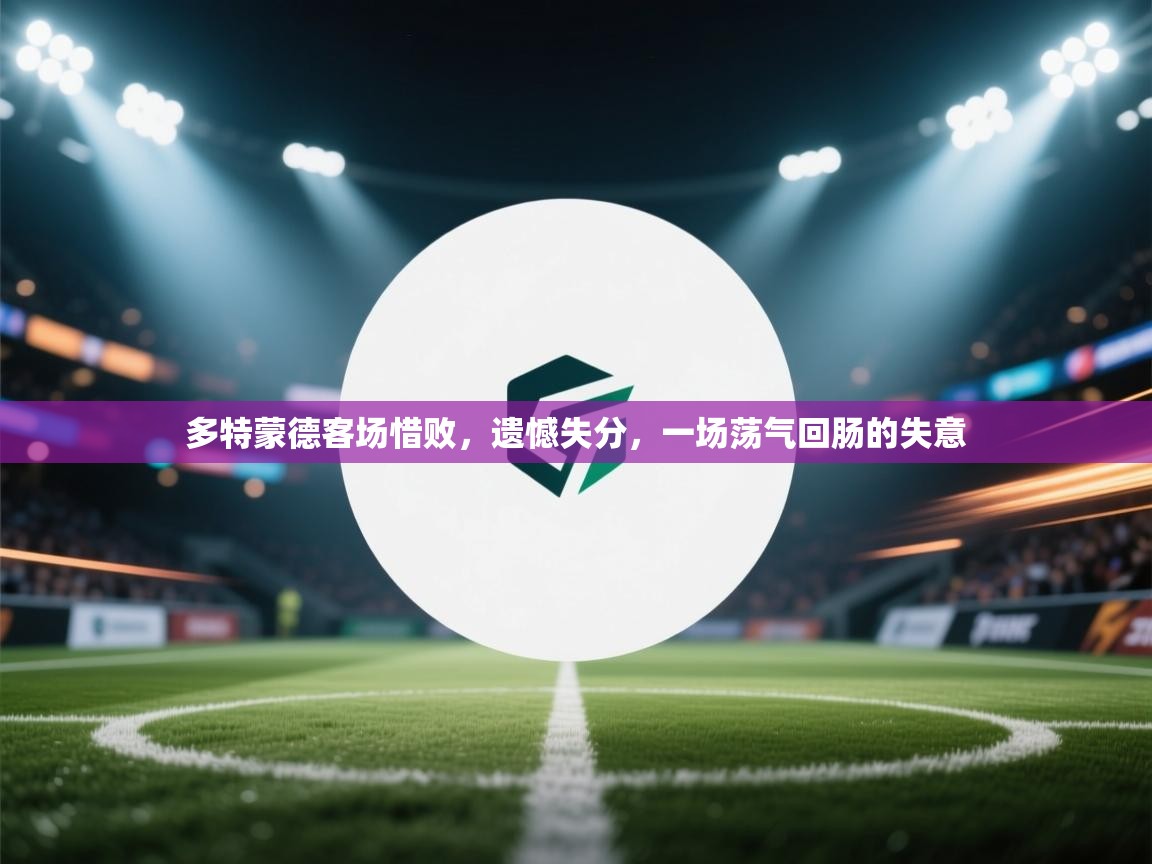 多特蒙德客场惜败,遗憾失分,一场荡气回肠的失意 第1张